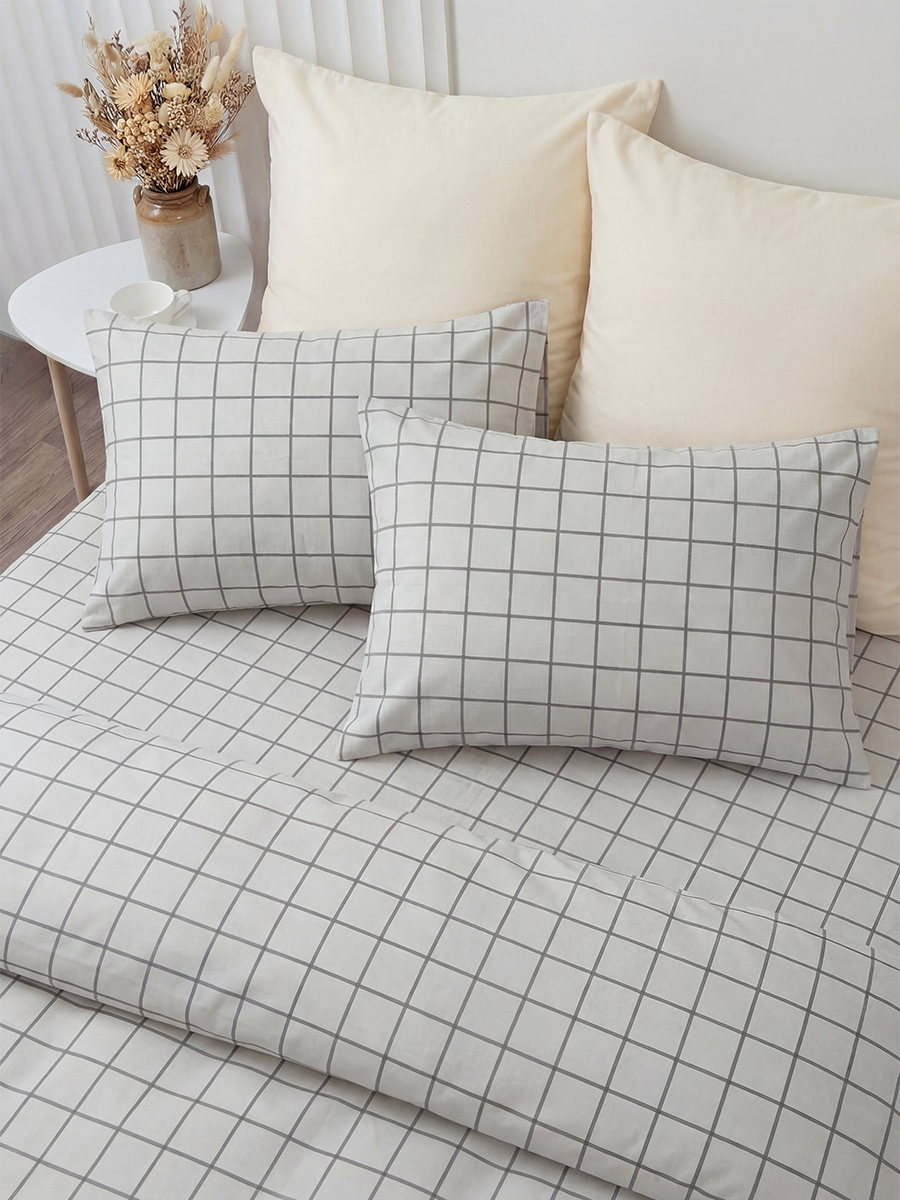 Постельное белье 2-спальное из бязи «Клетка»